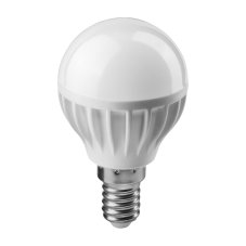 Лампа светодиодная LED 6вт E14 белый матовый шар ОНЛАЙТ